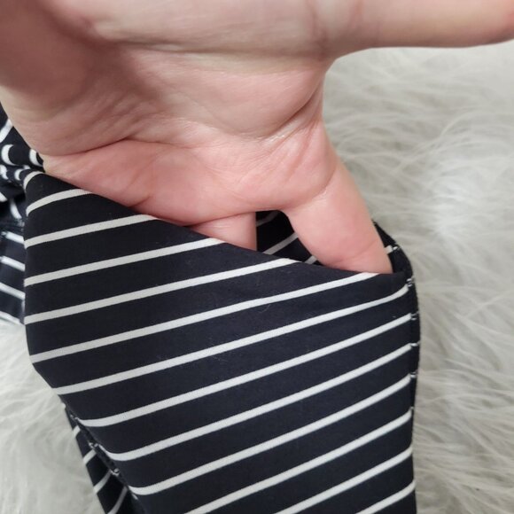 Lululemon Speed Tight II Parallel Stripe Black White Leggings 6 - Picture 12 of 13